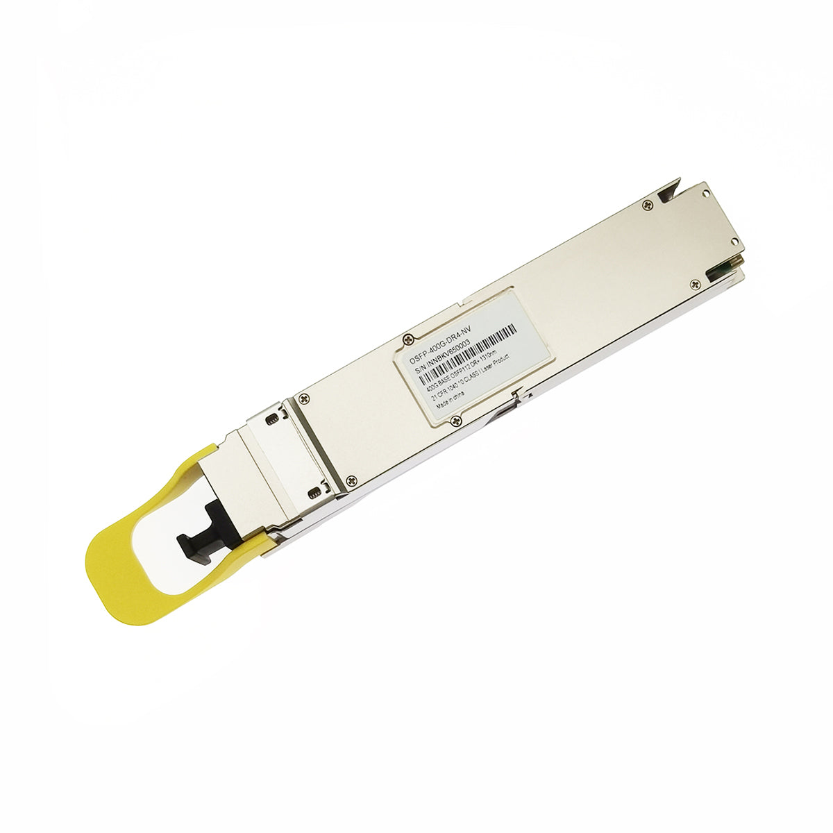 NVIDIA InfiniBand MMS4X00-NS400 OSFP 400G DR4 PAM4 1310nm 500m MPO-12/APC SMF NDR Flat Top Optical Transceiver Module for ConnectX-7 HCA