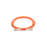 LC UPC to LC UPC Simplex OM1 Multimode PVC (OFNR) 2.0mm Fiber Optic Patch Cable