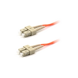 SC UPC to SC UPC Simplex OM1 Multimode PVC (OFNR) 2.0mm Fiber Optic Patch Cable