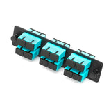 12 Port Fiber Adapter Panel w/Multimode OM3/OM4 6 Duplex SC Adapters