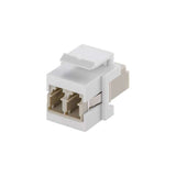 LC/UPC Duplex Multimode OM1/OM2 Fiber Optic Keystone Jack