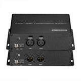 2 Channel Broadcast XLR Audio over Fiber Optical Converter 20km