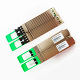 OSFP-400G-2FR4 Compatible 400G OSFP 2x FR4 PAM4 Dual CS 2km SMF FEC Transceiver Module