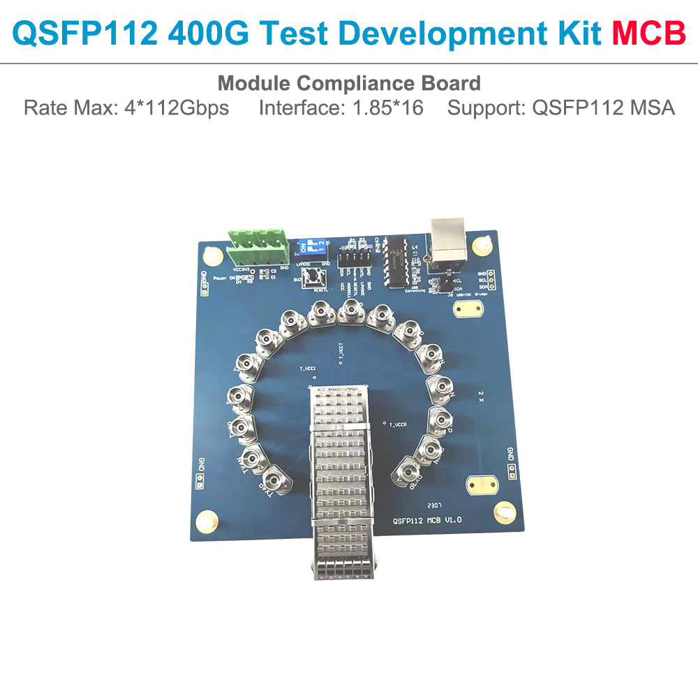 400G QSFP112 Module Compliance Board MCB