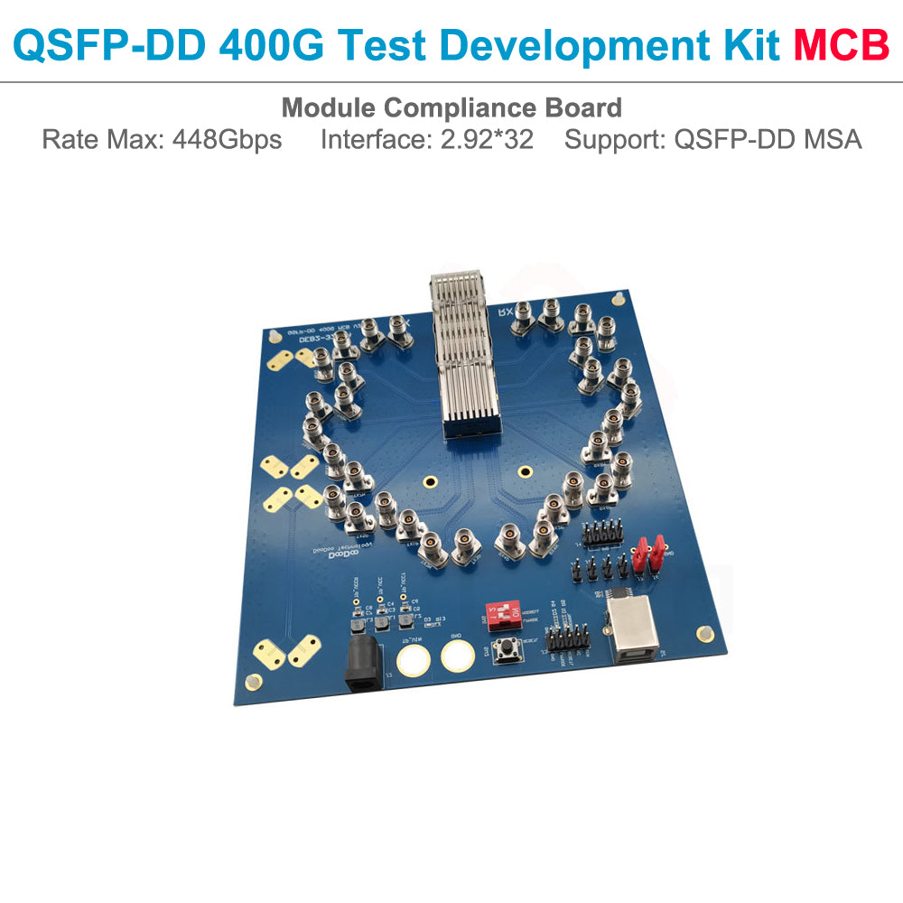 400G QSFP-DD Test Development Kit Module Compliance Board MCB