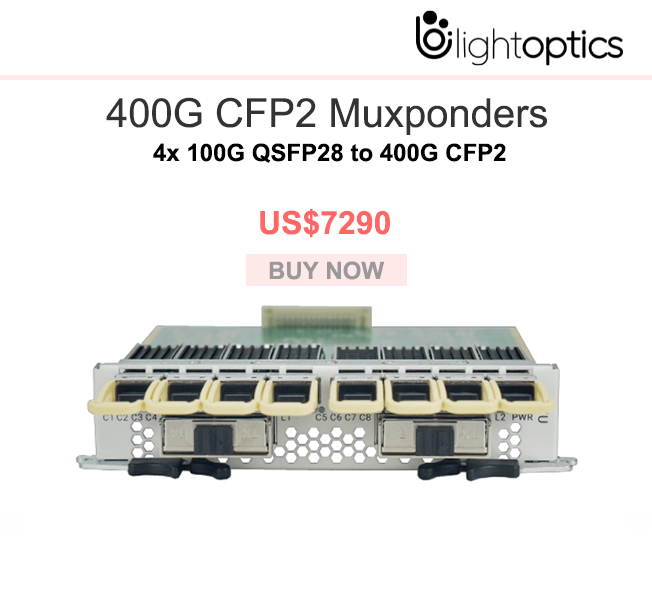 400g QSFP28 CFP2 Muxponder transponder
