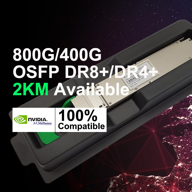 800G 400G OSFP DR8 DR4 2KM 500m