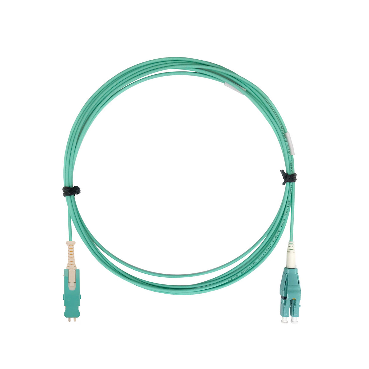Cavo Fibra Ottica Multimodale Duplex 2 Metri (50/125) - LC To ST - Ultra Spec Cables
