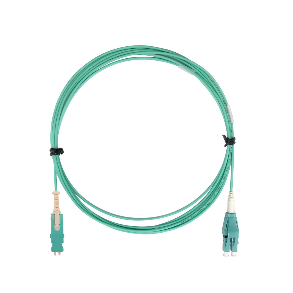 SN to LC/UPC Uniboot Duplex Multimode OM4 Fiber Patch Cable – LightOptics®