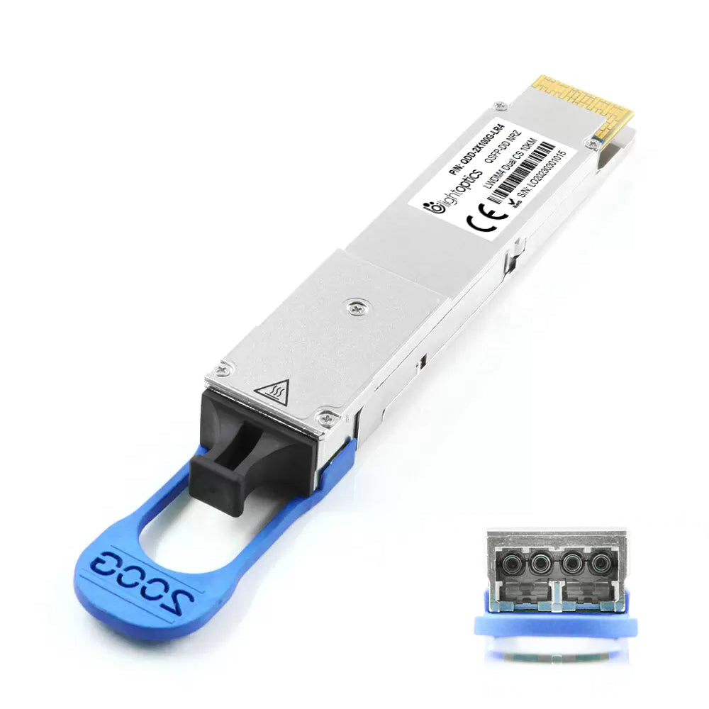 Juniper QDD2X100GLR4 Compatible 200G QSFPDD 10km Dual CS SMF Optica LightOptics®