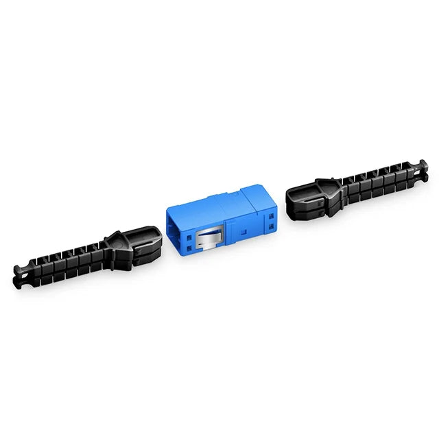Adaptateur SC Pour OTDR - Connecteur Fibre Optique De Test, Perte Insertion ≤0.2dB, Argenté, ABS + Céramique - Asuinxurr - 8