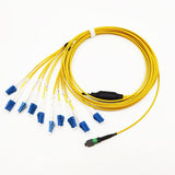 16 Fibers MPO/MTP APC Female 9/125 Singlemode Fiber Cable for 800G OSFP XDR8