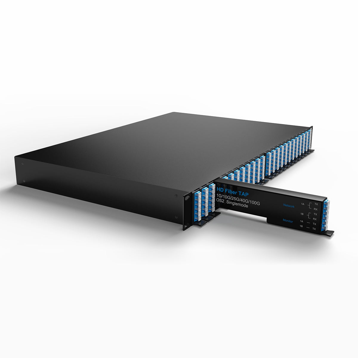 Modular Fiber Tap System 24 Links HD Fiber TAP 1U Rack – LightOptics®