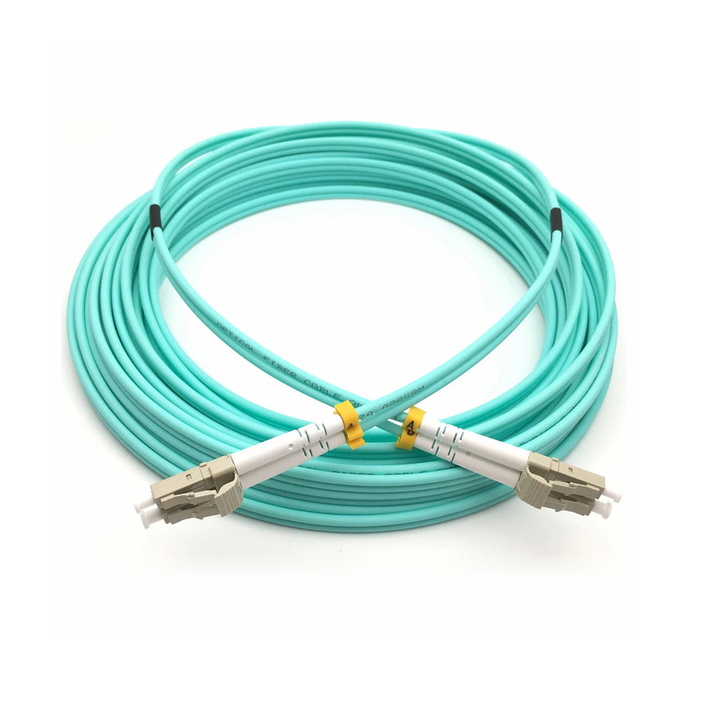 LC/UPC to LC/UPC Duplex OM3 Multimode OFNR 2.0mm Fiber Patch Cable