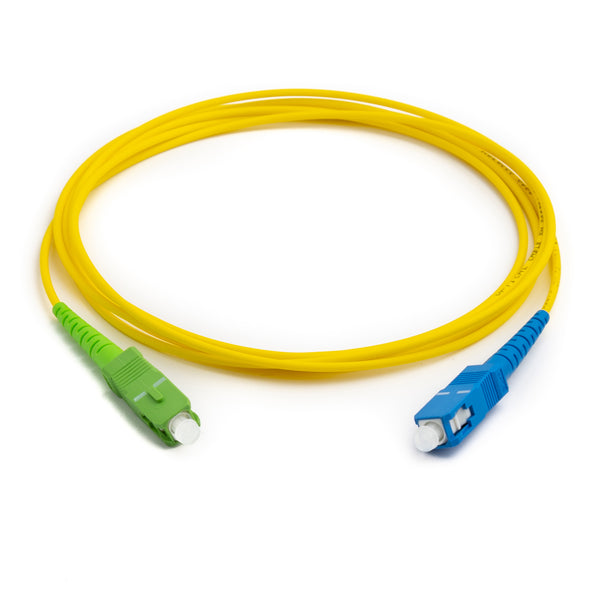 SC to SC APC Simplex OS2 Single Mode | – LightOptics®