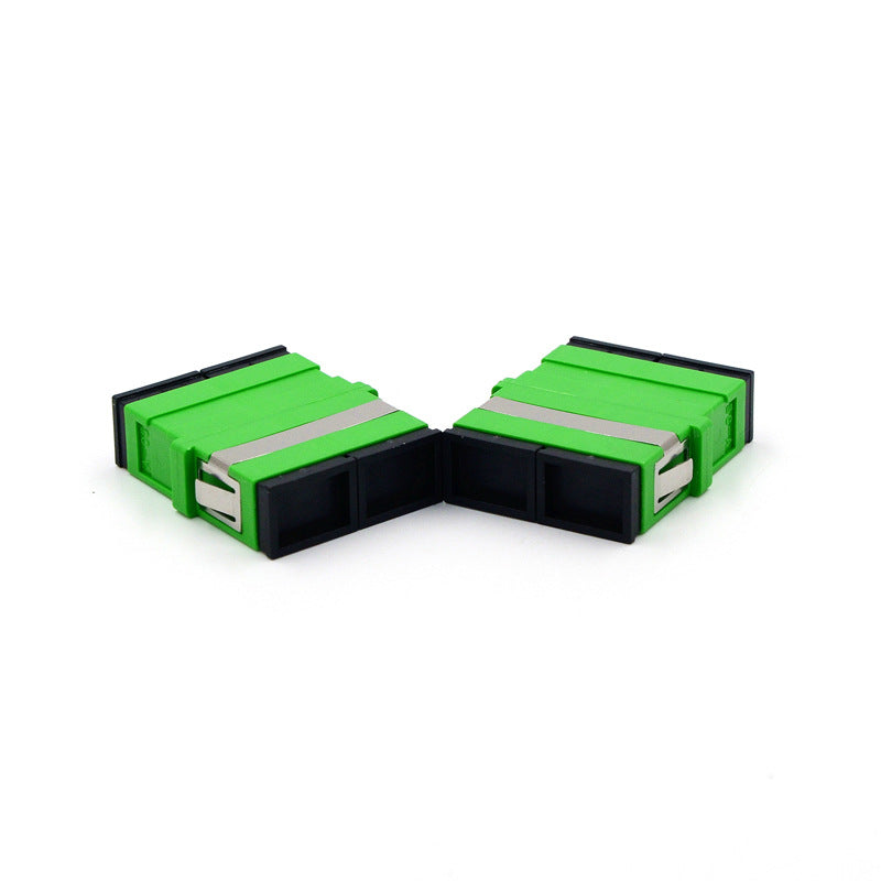 SC/APC Duplex without screws Flangeless Singlemode Fiber Adapter ...