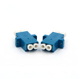LC/UPC Duplex SC-Style with Flange Singlemode Fiber Adapter	