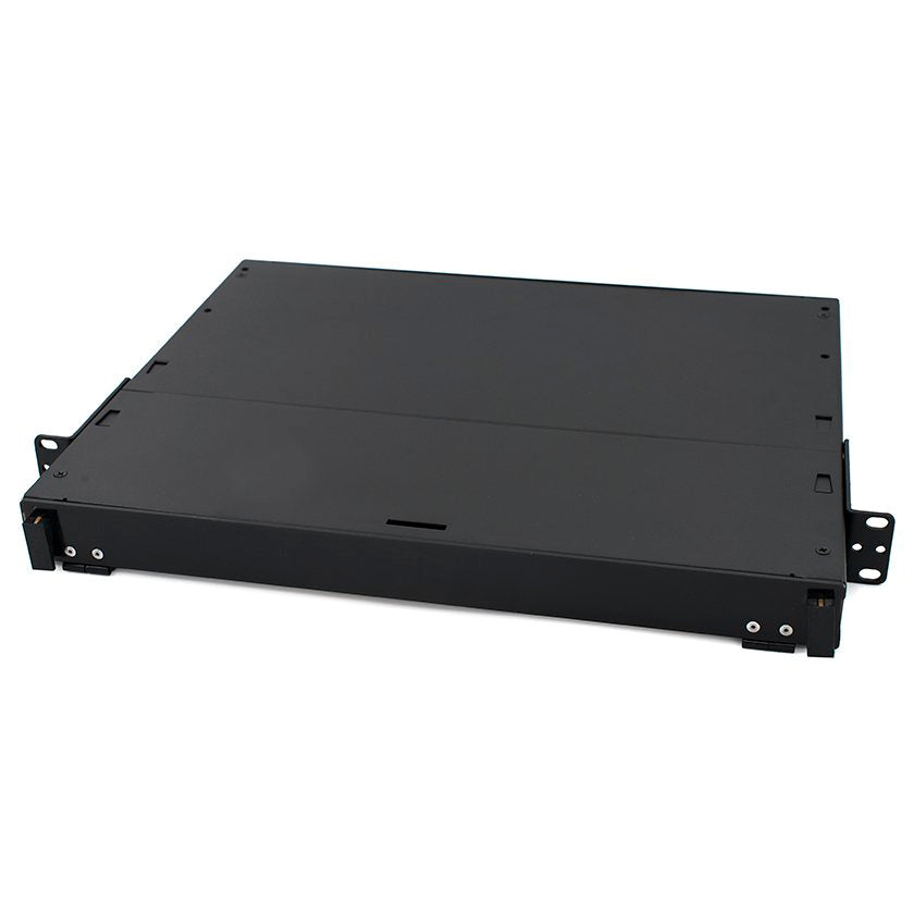 1U 19" Rack-mount Slide Out Panel Fiber Enclosure with 3 LGX slots