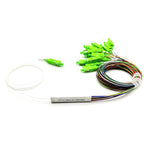 1x16 PLC Splitter FTTH optical splitter in Mini blockless steel tube