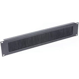 2U Brush Strip Cable management panel