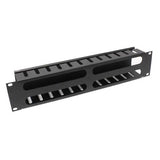 2U Finger Duct Cable management panel