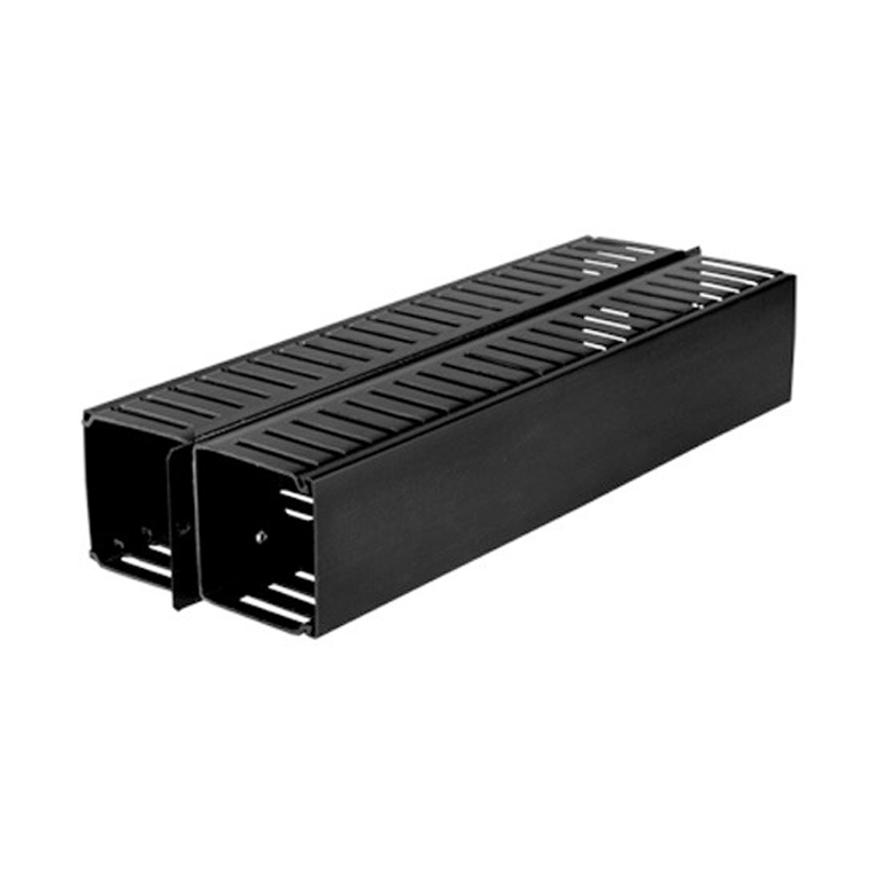 Server Rack Vertical Duct Network Rack Accessory 1U Server Rack Cable Manager - 19 Inch Metal ...