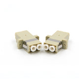 LC/UPC Duplex SC-A-Style with Flange Metal mounting clip OM1 OM2 Fiber Adapter	