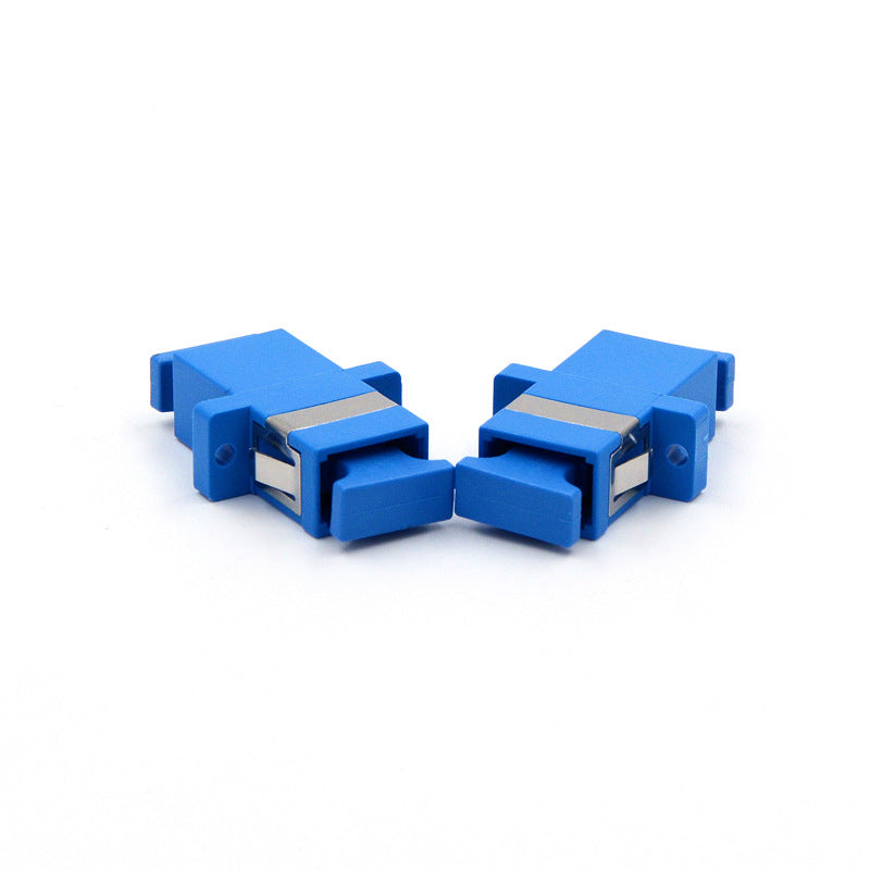 SC/UPC Simplex Integrated with Flange Singlemode Fiber Adapter Dust ca ...