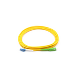 LC APC to SC APC Simplex OS2 Single Mode PVC (OFNR) 2.0mm Fiber Optic Patch Cable	