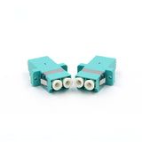 LC/UPC Duplex SC-A-Style with Flange Multimode OM3 Fiber Adapter	