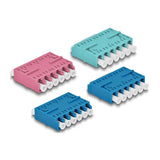 6 Port LC Fiber Optic Adapter Flangeless