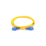 SC UPC to SC UPC Simplex OS2 Single Mode PVC (OFNR) 2.0mm Fiber Optic Patch Cable	