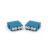 LC/UPC Quad Flangeless Singlemode  Fiber Adapter	