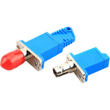 E2000 female to ST Female Simplex Singlemode/Multimode Fiber Optic Adapter/Coupler