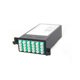 FHD5 Series MTP/MPO Cassette, 24 Fibers MTP/MPO to 6x LC Quad OM3 Multimode 50/125