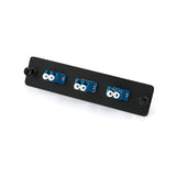 6 Port Fiber Adapter Panel w/Singlemode 3 Duplex LC Adapters