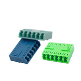 6 Port LC Fiber Optic Adapter Flangeless