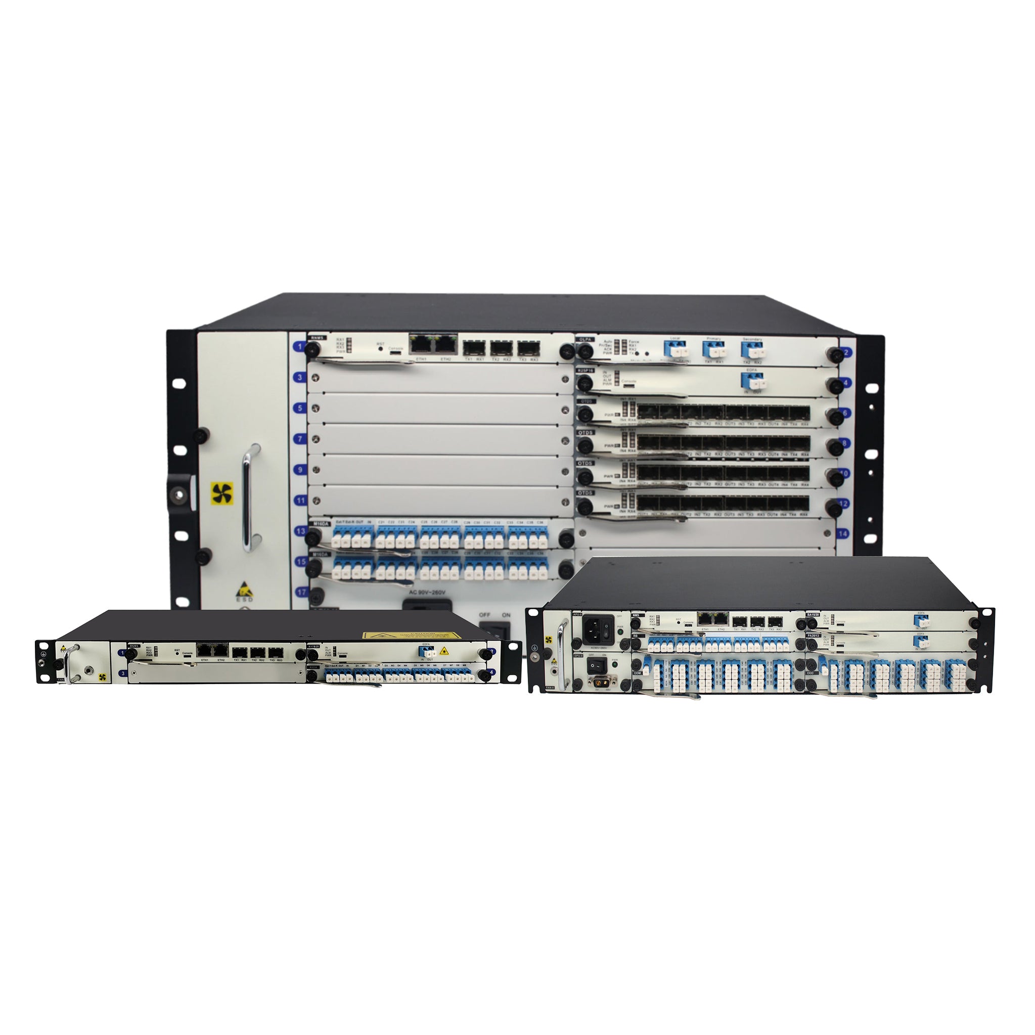 Multi-Service OTN6500 Platform Compact 1U 2U 5U Rack WDM System