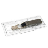 QSFP+/QSFP28 Transceiver Tray Anti-Static Plastic Single Clamshell Packaging