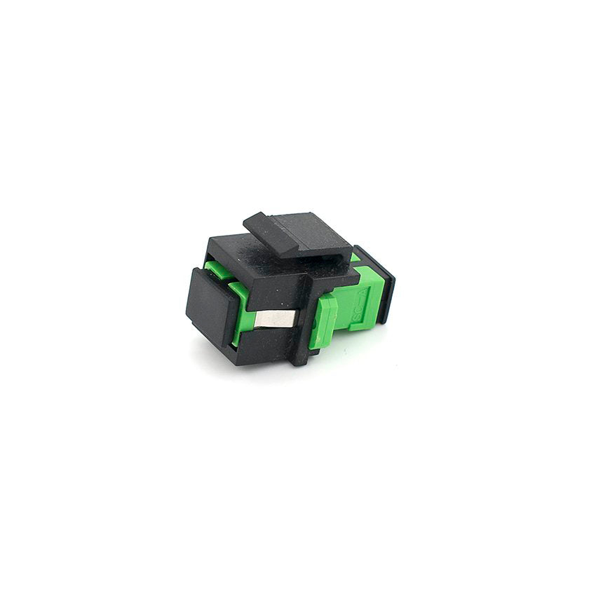 SC/APC Simplex Singlemode Fiber Optic Keystone Jack – LightOptics®