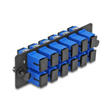 12 Fibers SC Adapter Patch Panel w/ 12x SC Singlemode RM Series