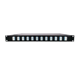 1U 96 Fibers MTP-8 to LC Singlemode Breakout Rack Panel, BHD Series