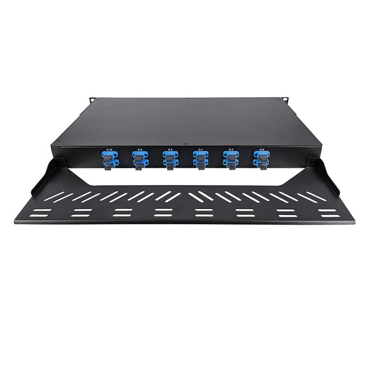 MTP/MPO Patch Panel vs LC/APC patch panel 1RU rack mount Quick Connect ...