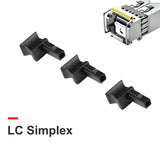 BIDI SFP XFP SFP+ SFP28 Transceiver Dust Cover Caps of LC Simplex (10 pieces)