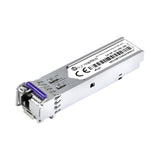 SFP BiDi WDM 1310nm TX/1550nm RX LX SMF 20km 1000Base DDM C-Temp/I-Temp	
