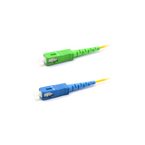 SC UPC to SC APC Simplex OS2 Single Mode PVC (OFNR) 2.0mm Fiber Optic Patch Cable
