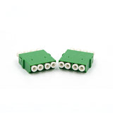 LC/APC Quad Flangeless Singlemode Fiber Adapter	
