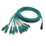 CFP CXP CPAK 100G SR10 10x10G MTP to 10x LC Duplex duplex Multimode OM3 Fiber Breakout Cable