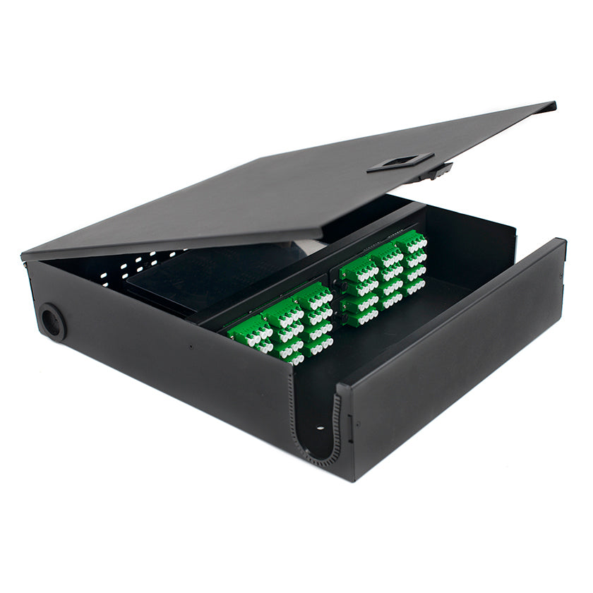 4 slots LGX Wall-mountable Fiber Termination Box with single-door	