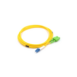 LC APC to SC APC Duplex OS2 Single Mode PVC (OFNR) 2.0mm Fiber Optic Patch Cable